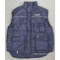 mens 100% Nylon and polyester padding winter vest & waistcoat with pocket
